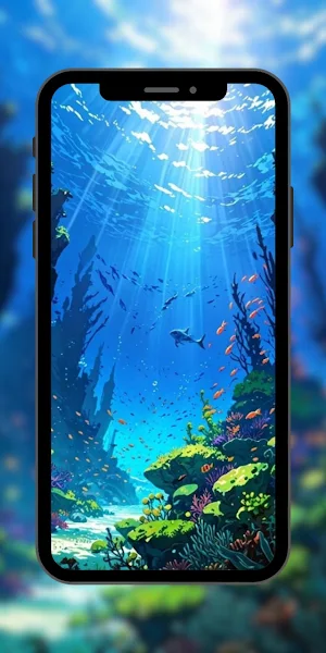 Underwater World Wallpaper HD Screenshot 3