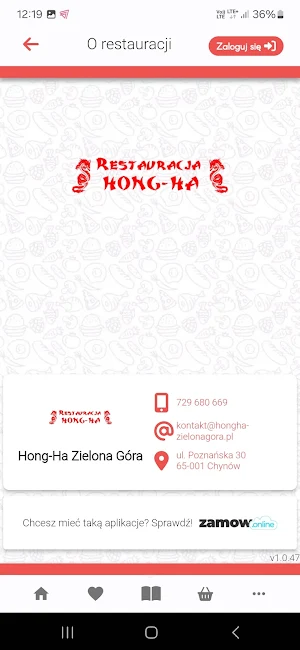 Hong Ha Zielona Góra Screenshot 2