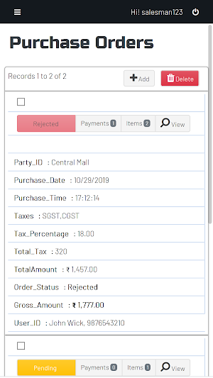 Megaroof Employee Screenshot 2