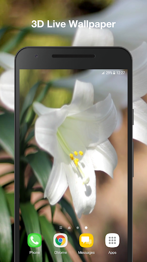Easter Lilies Live Wallpaper Screenshot 0