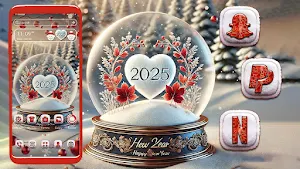 2025 Newyear Christmas Theme Screenshot 0