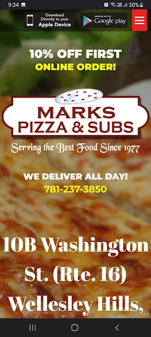 Mark's Pizza & Subs Screenshot 1