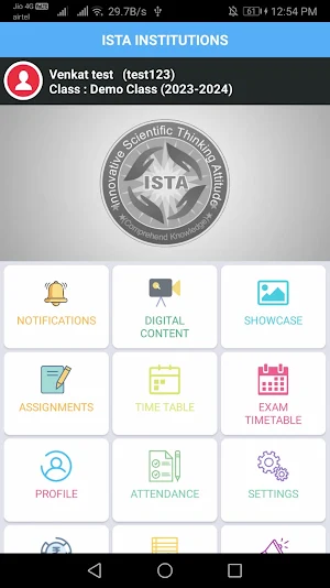 ISTA INSTITUTIONS Screenshot 1