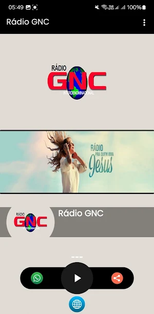 Web Rádio GNC Screenshot 1