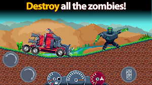 Zombie Drive: Pixel Smash Screenshot 2
