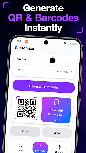 QR Creator & Scanner Screenshot 2