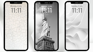 White Screen Wallpaper Screenshot 3