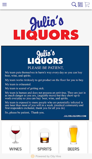 Julio's Liquors VIP Screenshot 1