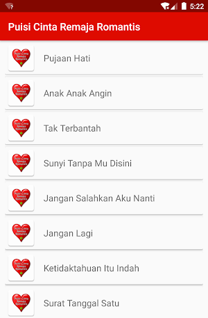 Puisi Cinta Remaja Romantis Screenshot 2