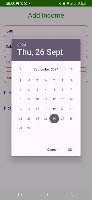 Personal Finance Tracker Screenshot 3