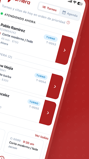 Turnera para negocios Screenshot 1