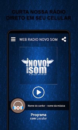 web radio novo som Screenshot 0