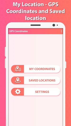 My Location - GPS Coordinates Screenshot 1