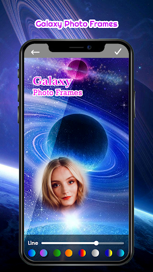 Galaxy - Space Photo Frames Screenshot 0