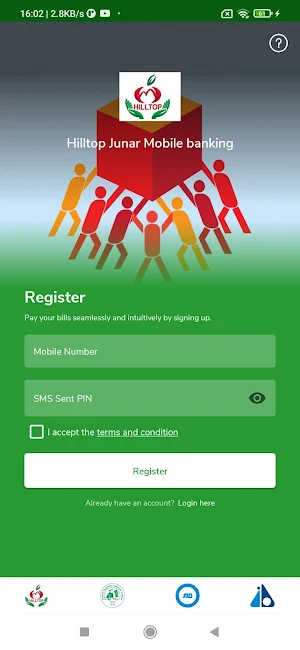Hilltop Junar Mobile banking Screenshot 3