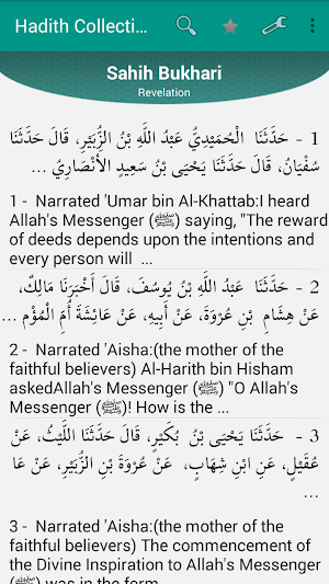 Hadith Collection Pro - Sahih Bukhari , Muslim Screenshot 2