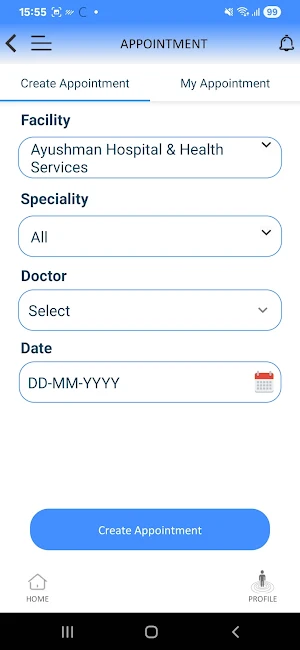 Ayushman Patient Portal Screenshot 2