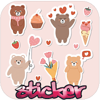 Cute Mochi Cat Bear Stickers