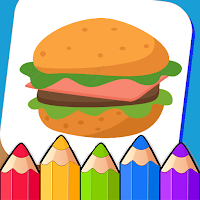 Colorful Burger Delight