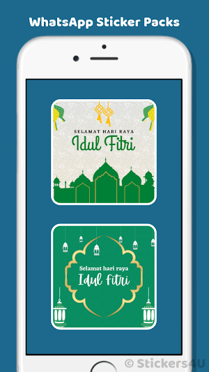 Eid-Mubarak Wishes Stickers 3 Screenshot 1