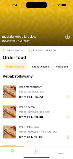 mustafa kebab jaroslow Screenshot 1