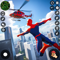 Rope Hero Rescue: Spider Game