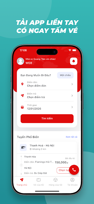 Nhà xe Quang Tâm Screenshot 0