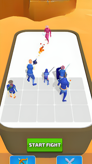 Merge Warriors Hero Battle Screenshot 2