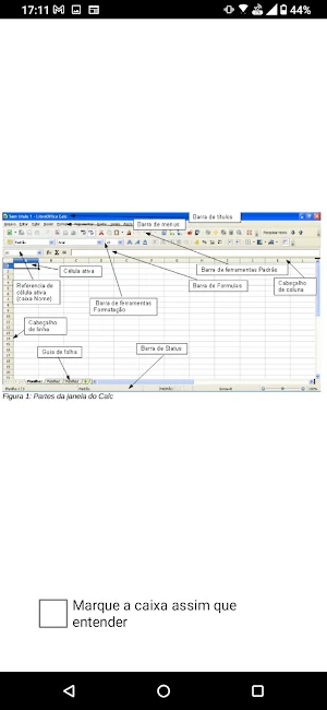 Planilhas eletrônicas Calc Screenshot 2