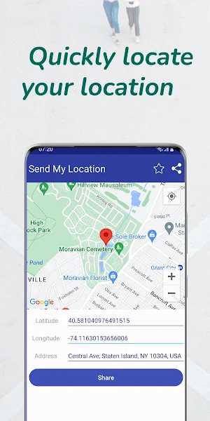 Send My Location Screenshot 0