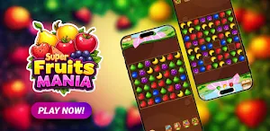 Super Fruits Mania: Match 3 Screenshot 0
