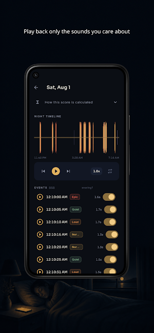 Snore Recorder - Snorva Screenshot 2