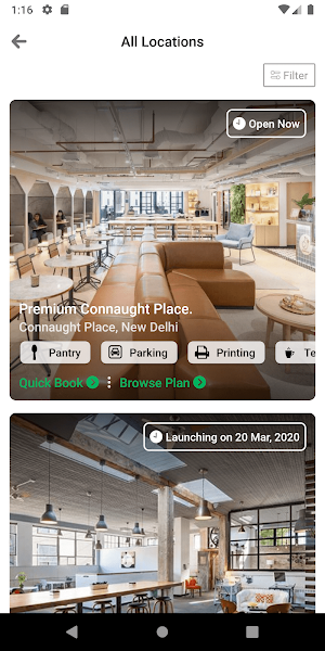 Digicuro - Coworking Space App for Members Screenshot 2