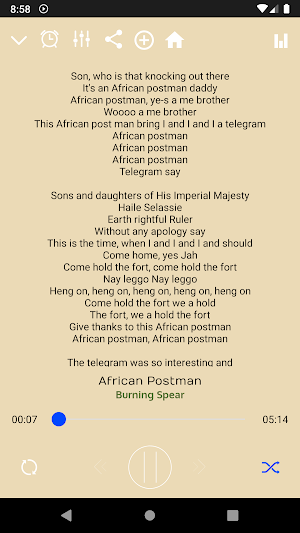 Burning Spear All Songs Screenshot 2