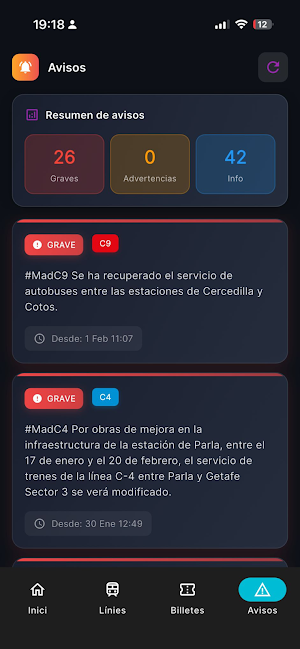 TrenInfo España Screenshot 3