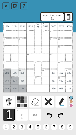 Killer Sudoku Screenshot 2