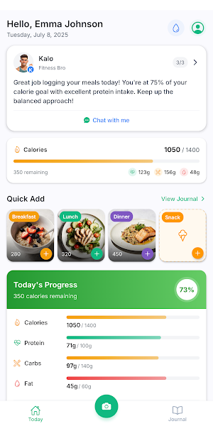 Kaloria - AI Calorie Tracker Screenshot 2