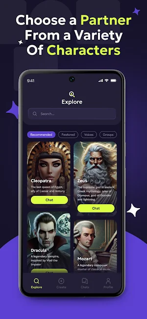 TalkMosaic - AI Character Chat Screenshot 2