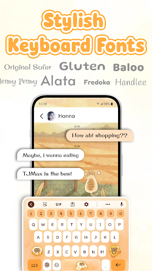 Emoji Keyboard: Font Themes Screenshot 1