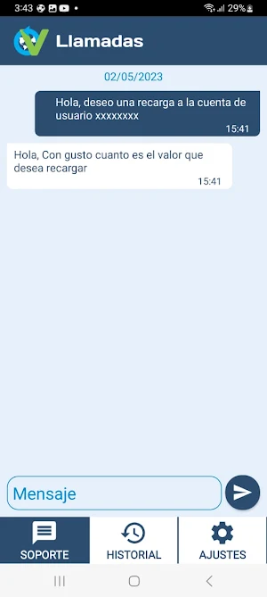 Ovllamadas Screenshot 3