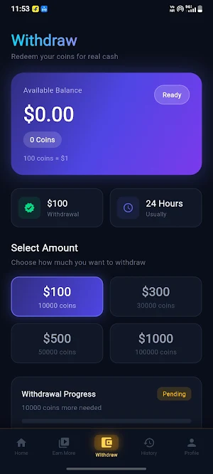 Watch Video Earn Money Daily Screenshot 2