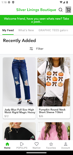 Silver Linings Boutique Screenshot 0