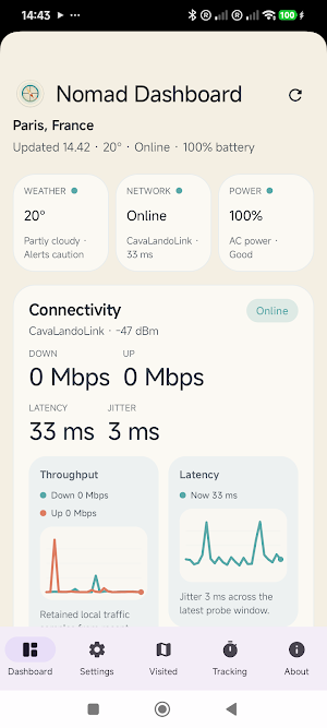 Nomad Dashboard Screenshot 0