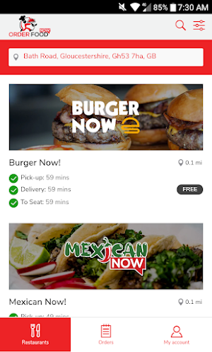 Order Food Now Screenshot 0