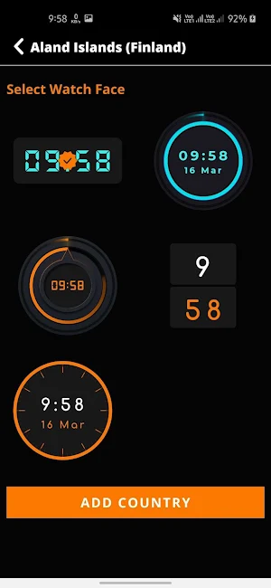 World clock widgets Screenshot 3