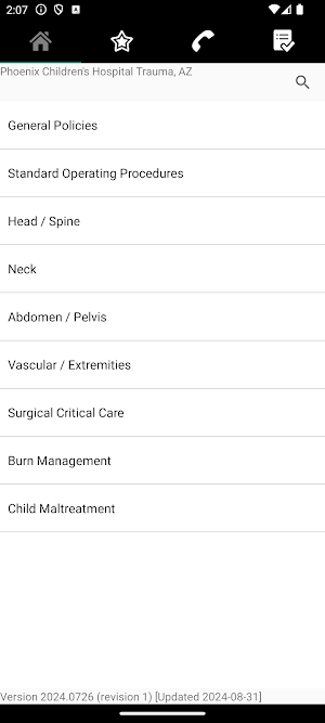 Phoenix Children’s Trauma Screenshot 1