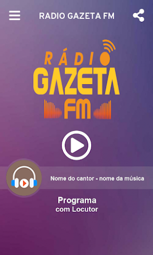 Rádio Gazeta FM Screenshot 1
