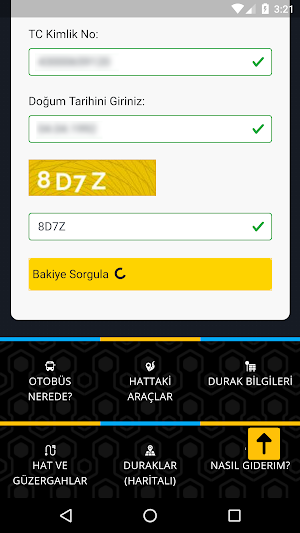 Konya ATUS Elkart Bakiye Sorgulama - Reklamsız Screenshot 1