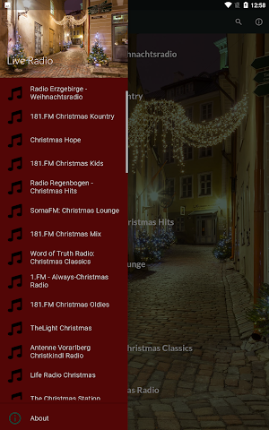 Christmas Music Radio Stations Screenshot 1