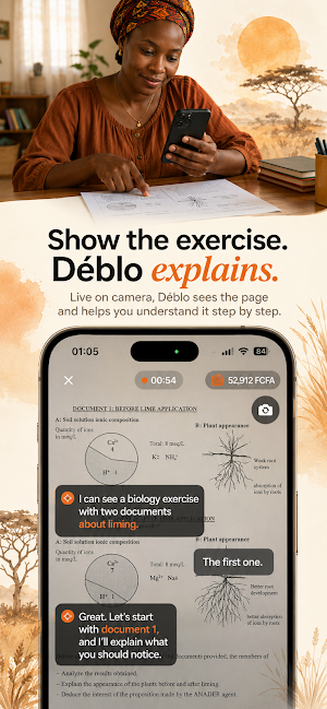 Déblo Realtime Voice & Eyes AI Screenshot 1